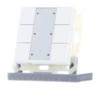 MDT Bouton-poussoir Plus 55 6 fois, blanc pur mat, 1 pièce.