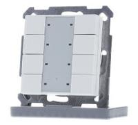 Bouton-poussoir KNX Plus 55 8 fois, finition blanc mat BE-TA55P8.02 | MDT | BE-TA55P8.02 | Détecteur de proximité