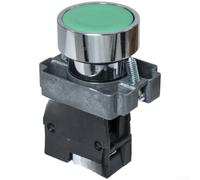 Bouton poussoir LA188 22 mm en alliage de zinc avec témoin lumineux IP40 | Alliage de zinc, -40 °C à 85 °C, opérations de 1 m, connexion à vis, IP40, usage industriel