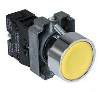 Bouton poussoir LA188 22 mm en alliage de zinc avec témoin lumineux IP40 | Alliage de zinc, -40 °C à 85 °C, opérations de 1 m, connexion à vis, IP40, usage industriel