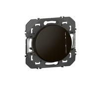 bouton poussoir - lumineux - noir - legrand dooxie 600216