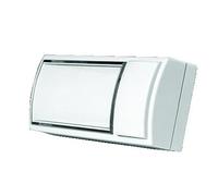bouton poussoir - lumineux + porte étiquette - blanc - urmet 51011