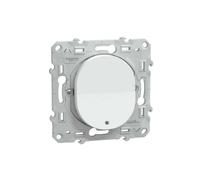 Bouton-Poussoir Lumineux Schneider Ovalis S320276 10 A 250 V Blanc
