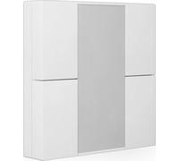 Bouton-poussoir MDT 55 quadruple, blanc pur mat, 1 pièce.