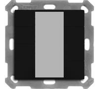 Bouton-poussoir MDT KNX 55, 8 positions, noir mat, 1 pièce