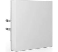Bouton-poussoir MDT KNX Light 55 Basic simple, blanc pur brillant, 1 pièce.