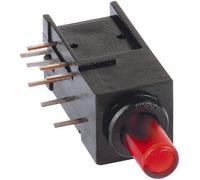 Bouton-poussoir Mentor R-T 1844.6835 60 V DC/AC 0.5 A 2 x On/(On) à rappel 1 pc(s)