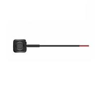 Bouton poussoir momentané interrupteur marche/arrêt en plastique noir 12V 24V bouton d'alarme bricolage lampe de poche montage Surface Mini