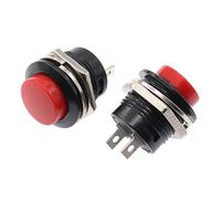 Bouton poussoir momentané rouge 12v 5A Kit klaxon lave-glace voiture classique