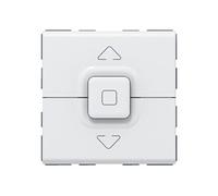 Legrand Bouton-poussoir Mosaic 077025 – pour 1 volet roulant 500 W – Blanc