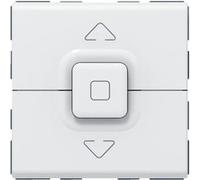 Legrand Bouton-poussoir Mosaic 077025 – pour 1 volet roulant 500 W – Blanc