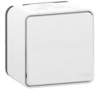 Bouton poussoir Mureva Styl - Blanc