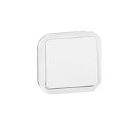 Legrand Bouton poussoir Plexo 069630L - NO 10A IP55 IK08, blanc avec enjoliveur