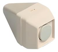 BOUTON POUSSOIR POIRE BLANC