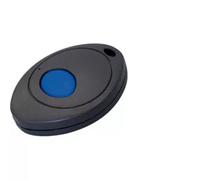 Bouton-poussoir radio ELTAKO avec pile, anthracite/bleu