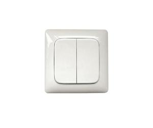 Bouton-poussoir radio Eltako blanc alpin FT55R-alpinweiß