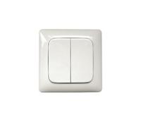 Bouton-poussoir radio Eltako blanc FT55R-blanc