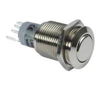 Bouton poussoir rond métallique dpdt 2no 2nc