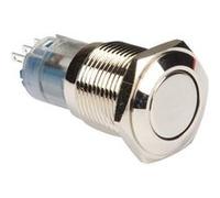 Bouton poussoir rond métallique spdt 1no 1nc G
