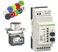 Bouton-poussoir Schneider Electric XB4RFA02 XB4RFA02 240 V/AC 1.5 A à rappel 1 set