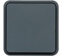 Bouton poussoir simple Cubyko 1o - composable - IP55 - gris gris G