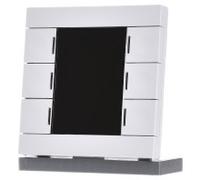 Bouton poussoir Smart 86 avec capteur de température, finition blanche brillante pour domotique K... | MDT | BE-TAS86T.02 | Détecteur de proximité