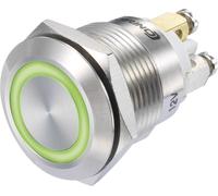 Bouton-poussoir TRU COMPONENTS GQ19F-10E/G/12V/S 1273003 48 V/DC 3 A 1 x Off/(On) IP65 à rappel 1 pc(s)