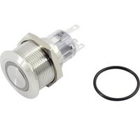 Bouton-poussoir TRU COMPONENTS TC-GQ22-A-11E/B/12V/S203 1602486 250 V 5 A 1 x Off/(On) IP65 à rappel 1 pc(s)