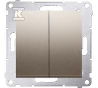 BOUTON POUSSOIR UDW.GOLD MAT SIMON54 DP2.01/44