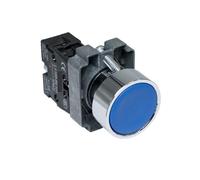 Bouton poussoir voyant lumineux arrêt d'urgence à clé LA188-BA31C ZB2XB2 | Bouton poussoir d'arrêt d'urgence avec voyant lumineux, verrou t bouton plat pour contrôle industriel.