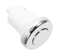 Bouton Pression Pneumatique pour Bain à Remous, ABS et Acier Inoxydable | Activation D’air Sûre, Installation Facile, Finition Blanche Brillante, Usage Intérieur pour Salle de Bain
