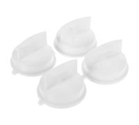 Bouton Rotatif de Minuterie pour Micro-ondes Réglable 4 Pièces | Plastique Blanc, Commande Précise et Design à Plusieurs Positions, Usage Maison ou Bureau