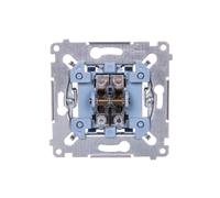 Bouton rotatif double bouton 10AX 250V Simon 54 SP2M