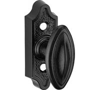 Bouton rustique pour fenêtre, carré 7mm, noir - THIRARD
