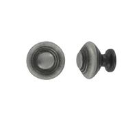 Bouton rustique zamac vieux bronze BROS - Ø30 - 301-Z-4