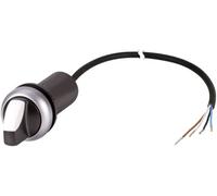 Bouton sélecteur Eaton C22-WRK-K10-P62 186167 levier noir, blanc 1 x 60 ° décrochage par rotation 1 pc(s)