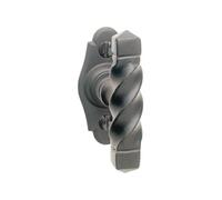 Bouton sur platine Bourgogne Fer patiné - 12431