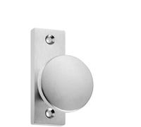 Bouton tournant sur platine - aluminium anodisé - carré de 8 mm EDI