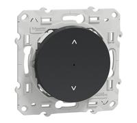 Bouton variateur Schneider Electric Wiser 230V AC 500VA 2 broches anthracite