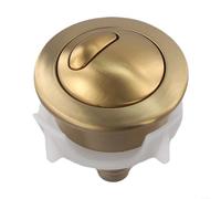 Boutons de chasse d'eau pour WC Optima 50 - Double boutons de chasse d'eau pour Siamp - Doré