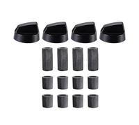 Boutons De Commande De Cuisinière,Boutons De Cuisinière De Four, 4X brûleur de cuisine remplacer Bouton de poêle à thermostat, bouton de poêle facile à installer idéal pour les cuisines de restaurant