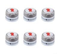 Boutons de commande de grille éclairés, poignées de rechange éclairées, 6,9 | Lot de 4 boutons de commande lumineux pour Weber 91538, bouton de grille lumineux de rechange pour Summit, facile à installer