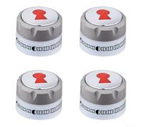 Boutons de Commande pour Weber pour summit 2012+ Boutons de Commande(4pcs) | Compatibilité parfaite pour weber pour summit 2012+, séries 400 et 600, remplacement pour idéal d'origine