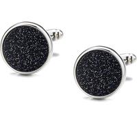 Boutons de manchette for hommes, boutons de manchette ronds en pierre for cadeaux et embellissements de mariage