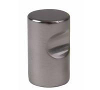 Boutons de meuble à encoche zinc-diamètre 20mm METAKOR