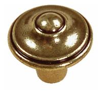 Boutons de meuble rustiques - vieux bronze - diamètre 30 mm METAKOR