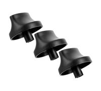 Boutons de Minuterie Mécaniques Universels pour Four et Cuiseur | Lot de 3 en Plastique Noir, Contrôle Précis du Temps, pour Cantines, Hôtels et Usage Professionnel