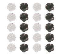Boutons de Sécurité Plastique Acier Inoxydable 20 Pièces pour Vêtements | Anti-regard, Format Compact, Style Délicat et Élégant, Lot Assorti Blanc et Coloré
