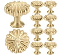 Boutons de tiroir de commode en alliage de zinc antique - Poignées rondes | Poignée de bouton de cuisine pour maison, appartement, cave, salon, salle de bain, garage, garde-robe, buanderie, oblique