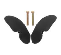 Boutons de Tiroir Style Vintage en Laiton, Décoratif Noir | Poignée à Prise Facile, Montage à Vis Simple, pour Commode, Armoire, Volet et Salle de Bain